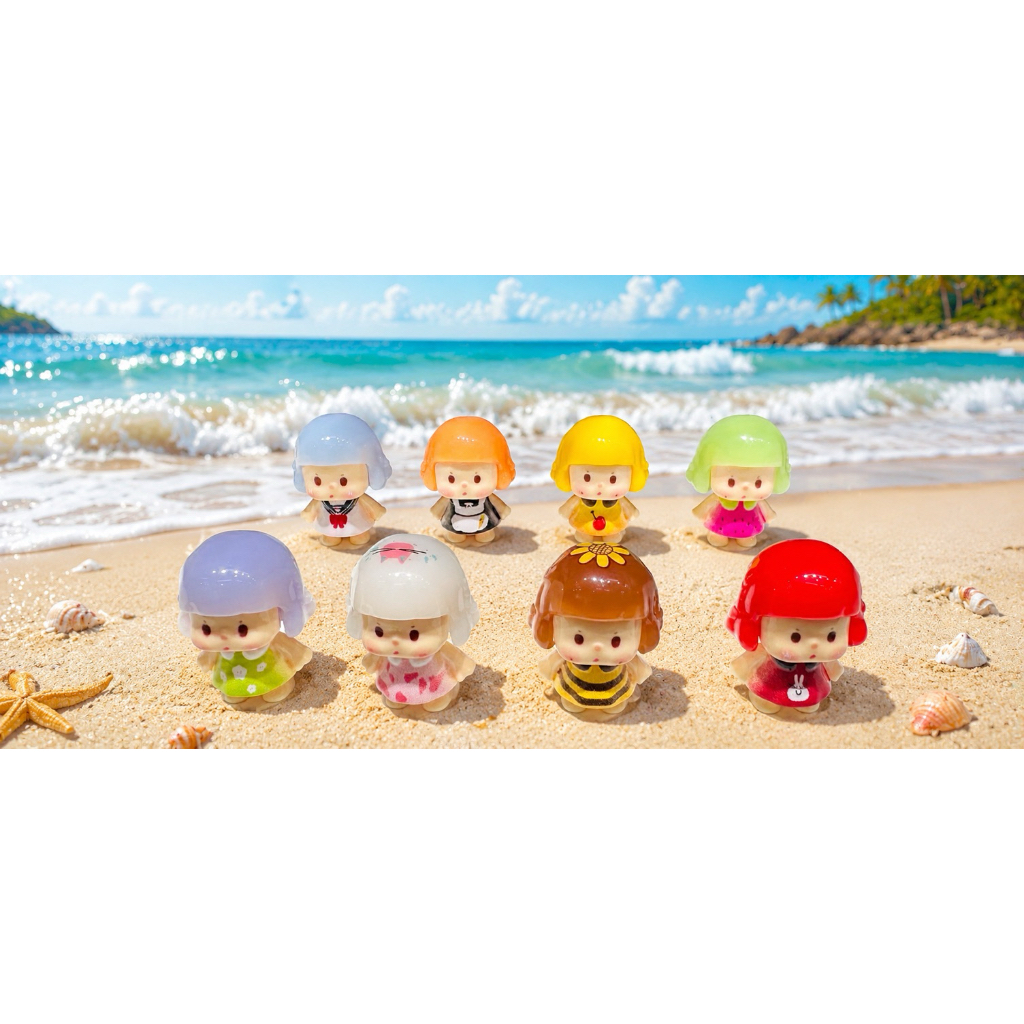 [8pcs]เรซิ่น น้องผมบ๊อบ เรืองแสง diy ตกแต่งสวยงาม มาครบชุดให้เก็บสะสมทั้งหมด 8 แบบ ตั้งโชว์ พร้อมส่งจากไทย
