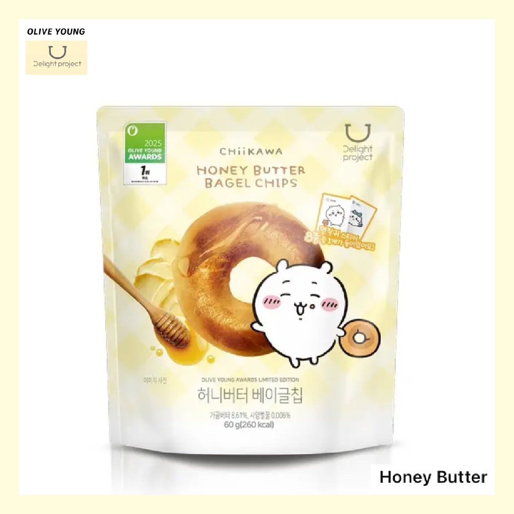 [Delight] Premium Korean Bagel Chips · ฮันนี่บัตเตอร์ · รสเนยหวาน · 60g