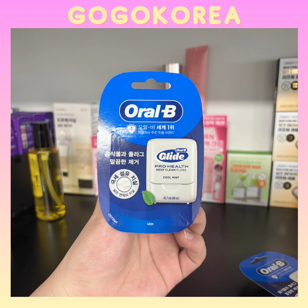 [Oral-B] Glide Pro Health Deep Clean Floss Cool Mint 40m X 4ea