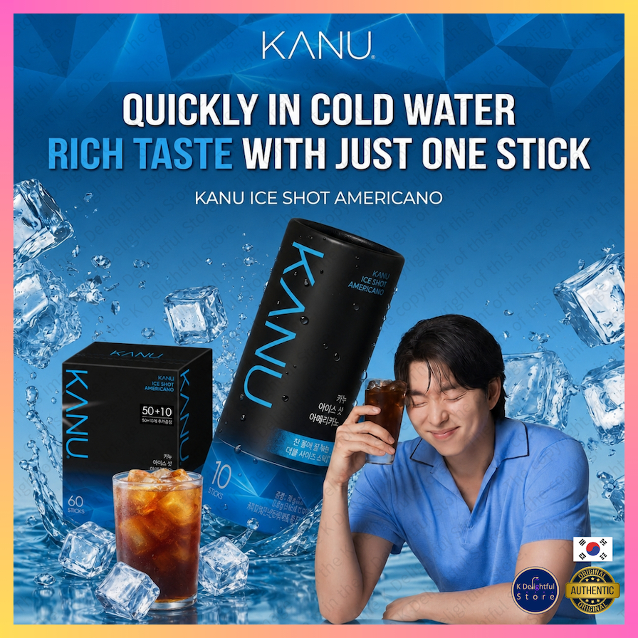[MAXIM KANU] KANU ICE SHOT AMERICANO / 60 แท่ง + 10 แท่ง /สินค้าผลิตในปี 2026 วันหมดอายุ april 2027