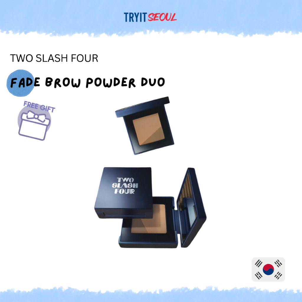 [TWO SLASH FOUR by RISABAE] Fade Brow Powder Duo 1.7g