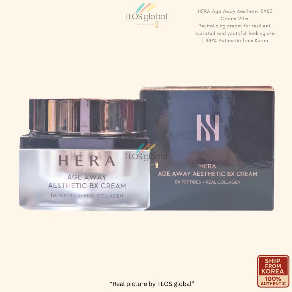 HERA Age Away Aesthetic BX Cream minisize 20ml | Bx Peptides + คอลลาเจนแท้