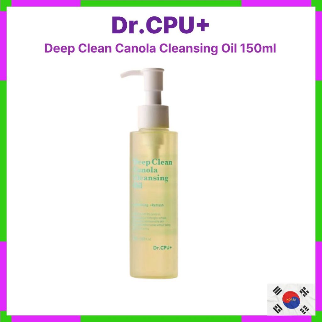Dr.CPU Deep Clean Canola Cleansing Oil 150ml - Natural Origin, Deep Clean, Impurity Removal