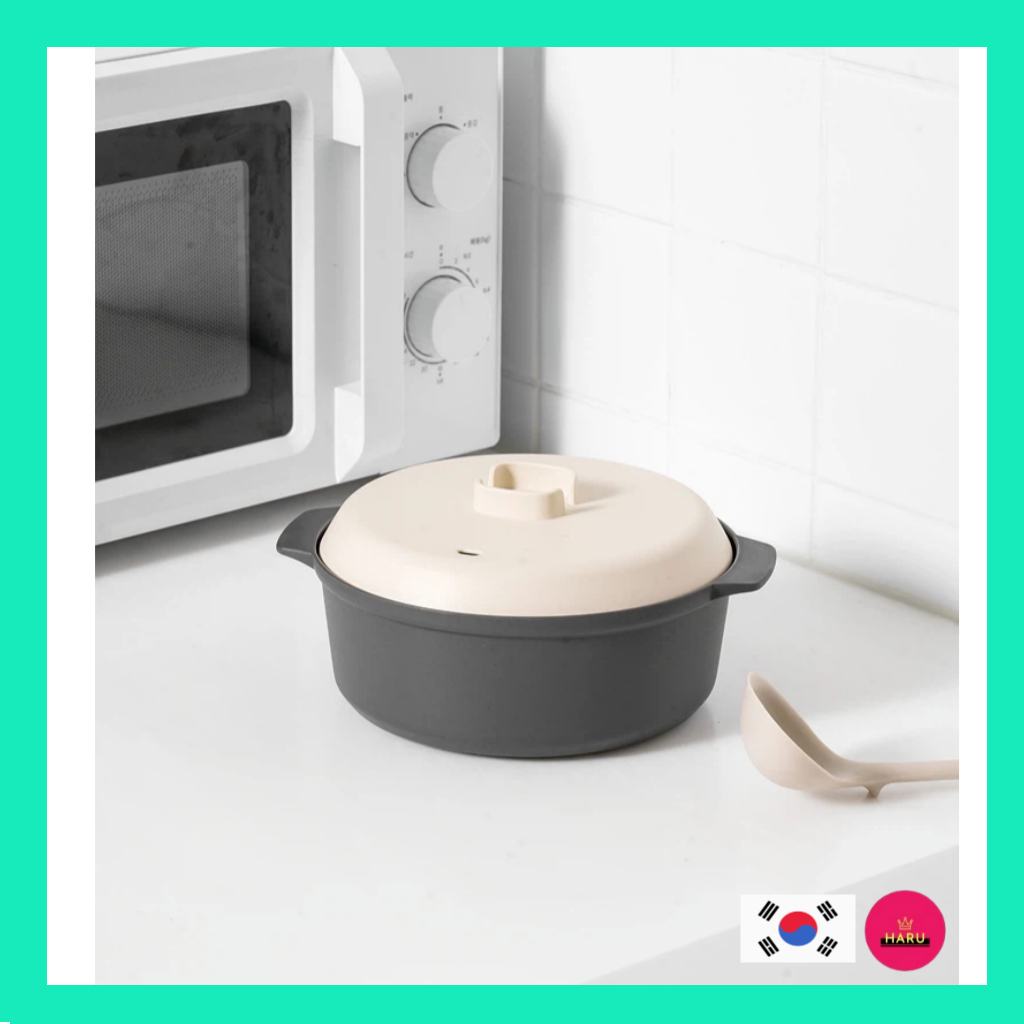[Daiso Korea] หม้อไมโครเวฟที่ปลอดภัย (1.4L) / Ramen & Noodle Cooker / Steamer & Brief / ทนความร้อน / Made in Japan