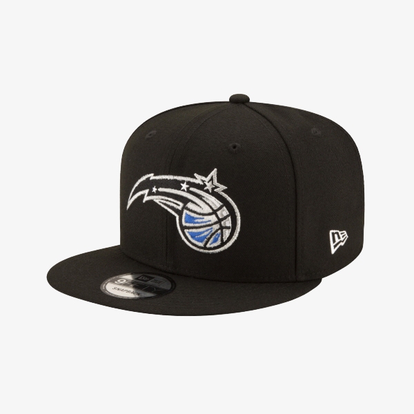 New Era Orlando Magic สแนปแบ็คแบบพื้นฐาน สีดำ
