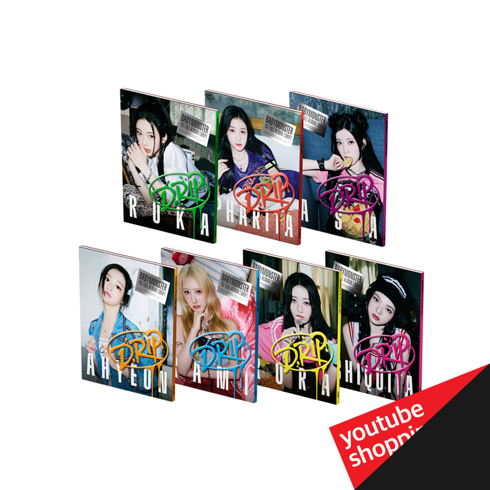 (Youtube Shopping POB) BABYMONSTER - 1st FULL ALBUM [ DRIP ] YG TAG ALBUM Ver.