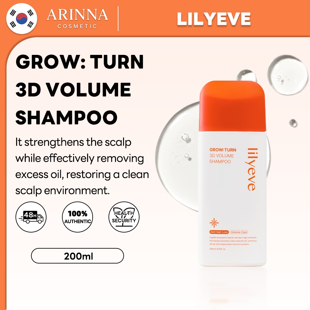 [LILYEVE] Grow Turn 3D Volume Shampoo 200ml