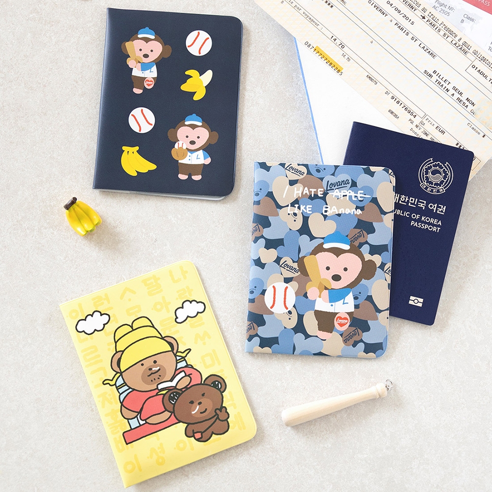 KOREA BB PASSPORT CASE V.4 - ที่ใส่หนังสือเดินทาง กระเป๋าใส่พาสปอร์ต อุปกรณ์จัดเก็บสำหรับการเดินทาง