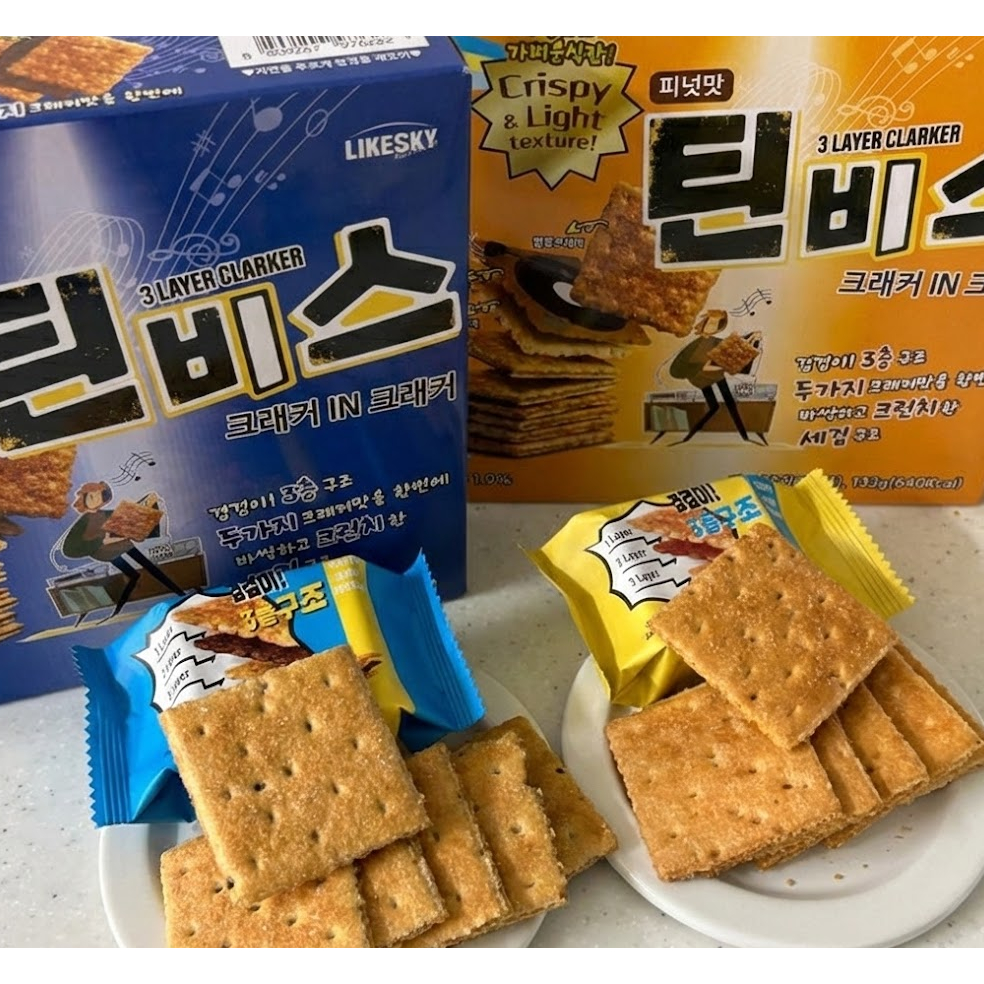 แครกเกอร์ดีบุก 133g *2ea + แครกเกอร์ถั่วลิสงดีบุก 133g *2ea