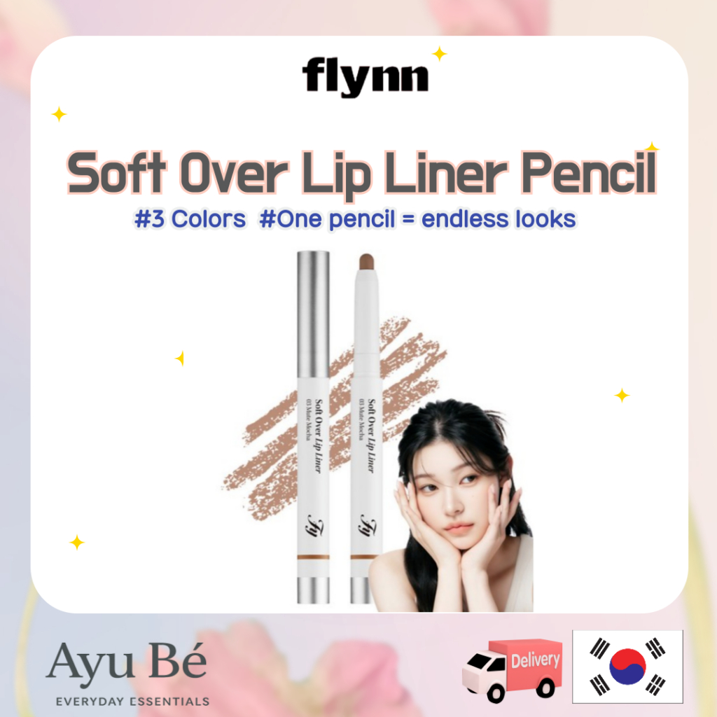 [Flynn] Soft Over Lip Liner Pencil (0.8g | 3 สี)