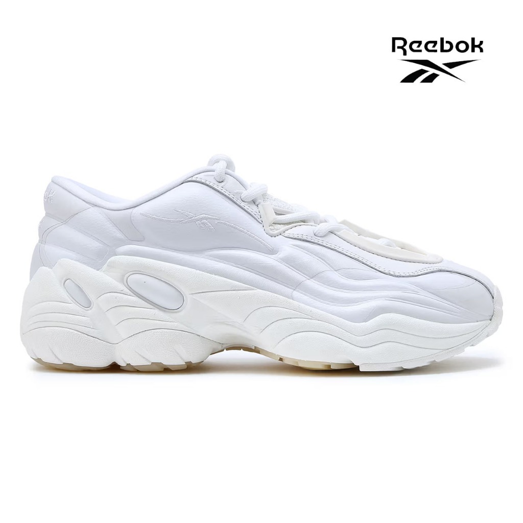 [Reebok] DMX Run 6 White Chunky Sneakers / Lifestyle Shoes