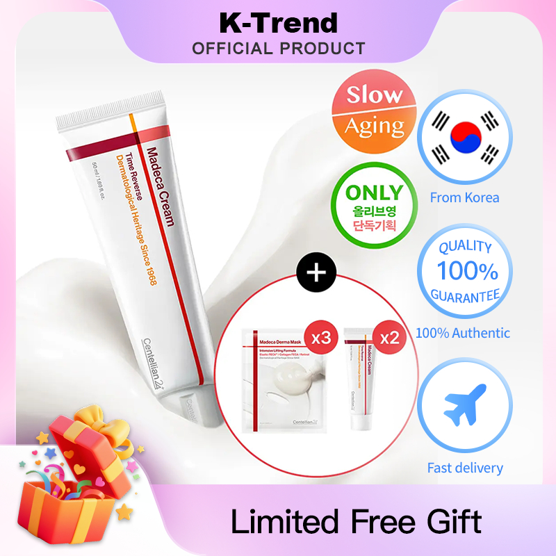 [จัดส่งฟรีเกาหลี]Centellian24 Madeca Cream Time Reverse 50ml (+15ml*2 + หน้ากาก 3 แผ่น)