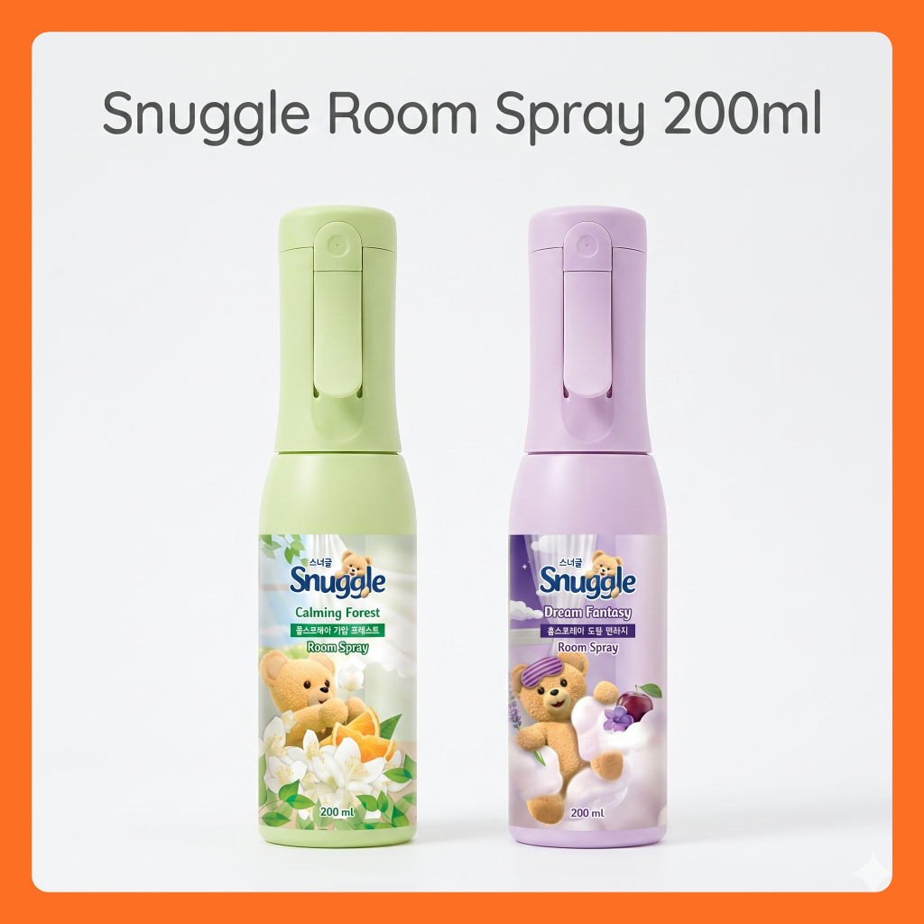 Snuggle Room Spray 200ml / ผ้า & Room Deodorizer / Calming Forest, Dream Fantasy
