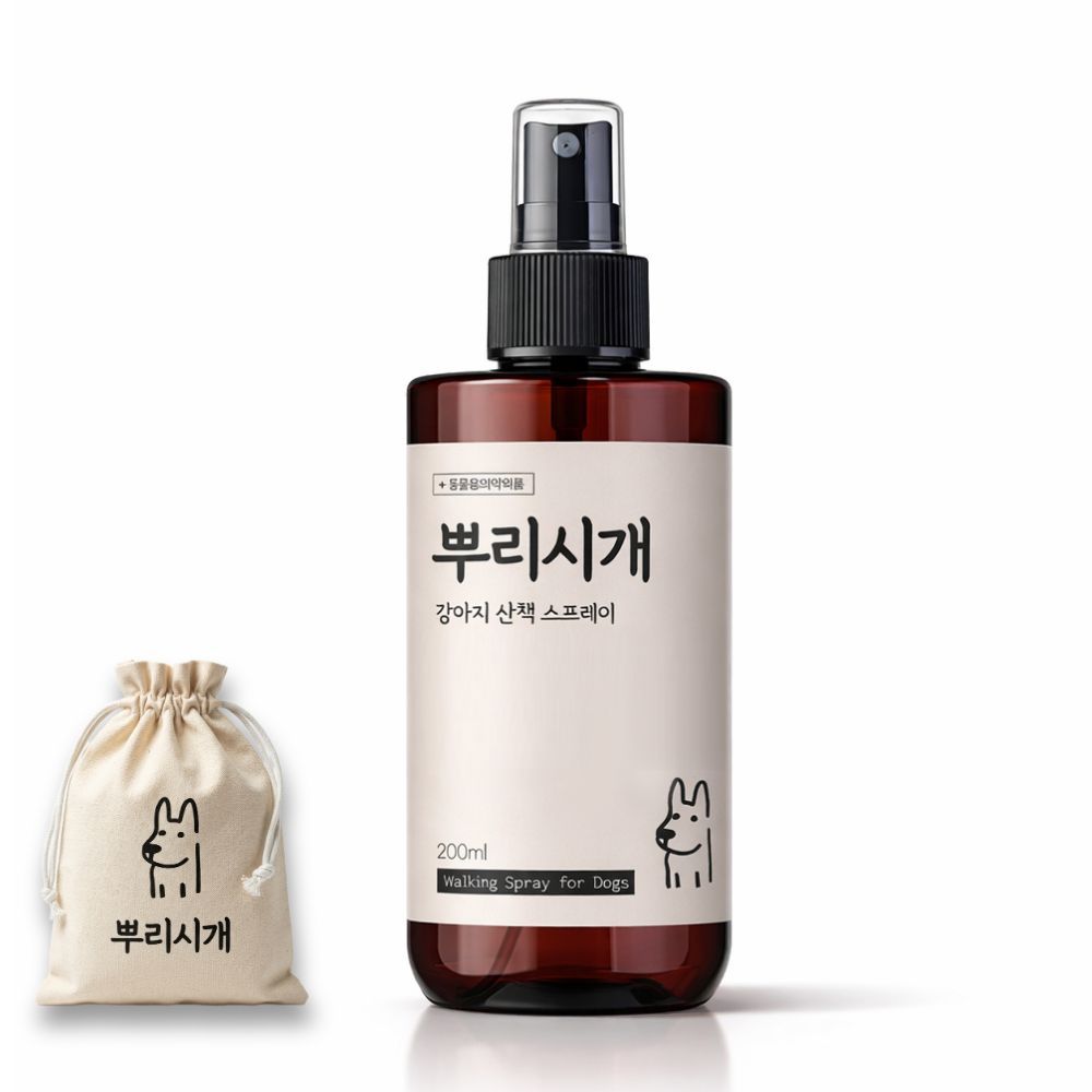 [PPURISIGAE] สเปรย์กันเห็บหมัด สุนัข แมว สมุนไพรเกาหลี ป้องกันเห็บ หมัด ไร ปลอดภัย 200ml