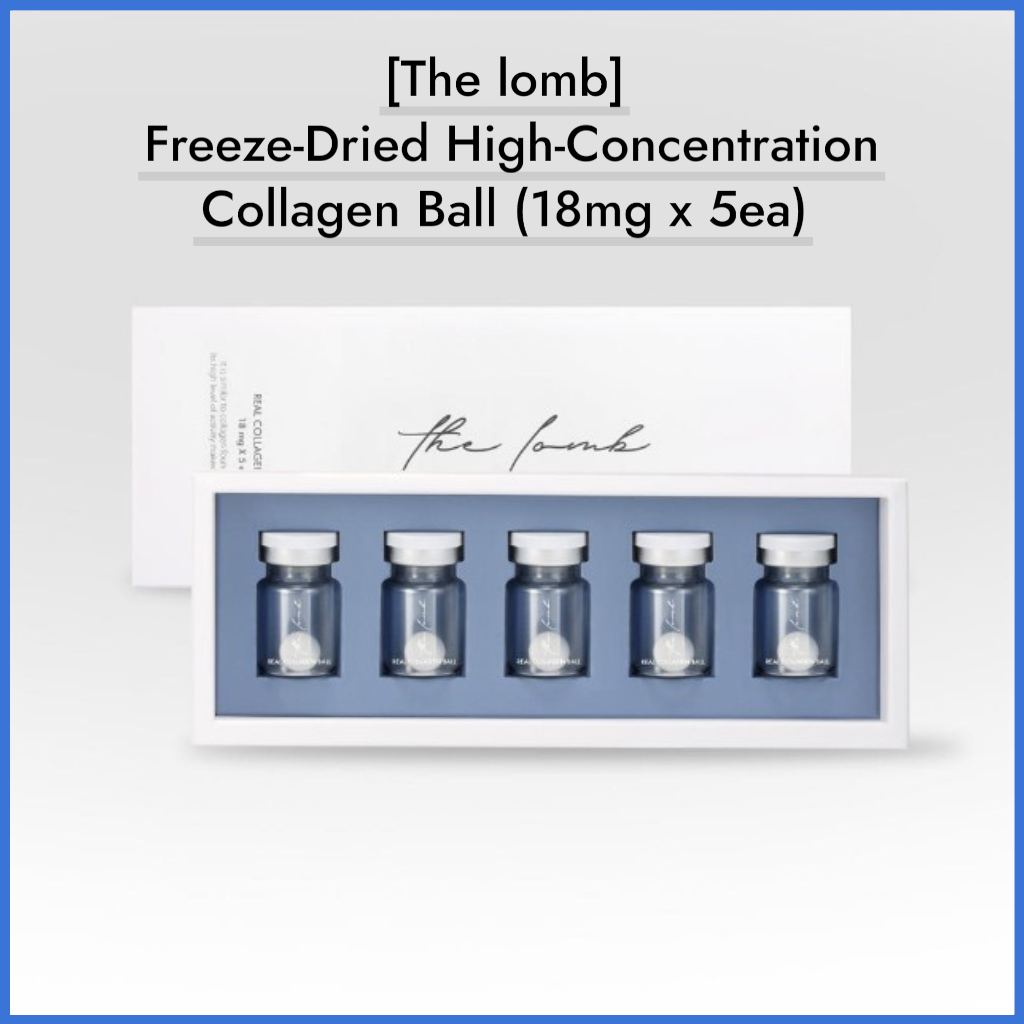 [The lob] Freeze-Dried High-Concentration Real Collagen Ball (18mg x 5ea) | คอลลาเจน | ความยืดหยุ่น 
