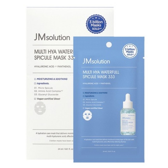 [JMsolution] Multi Hya Waterfull Spicule Mask 333 Hydrating Sheet Mask 1 ชิ้น