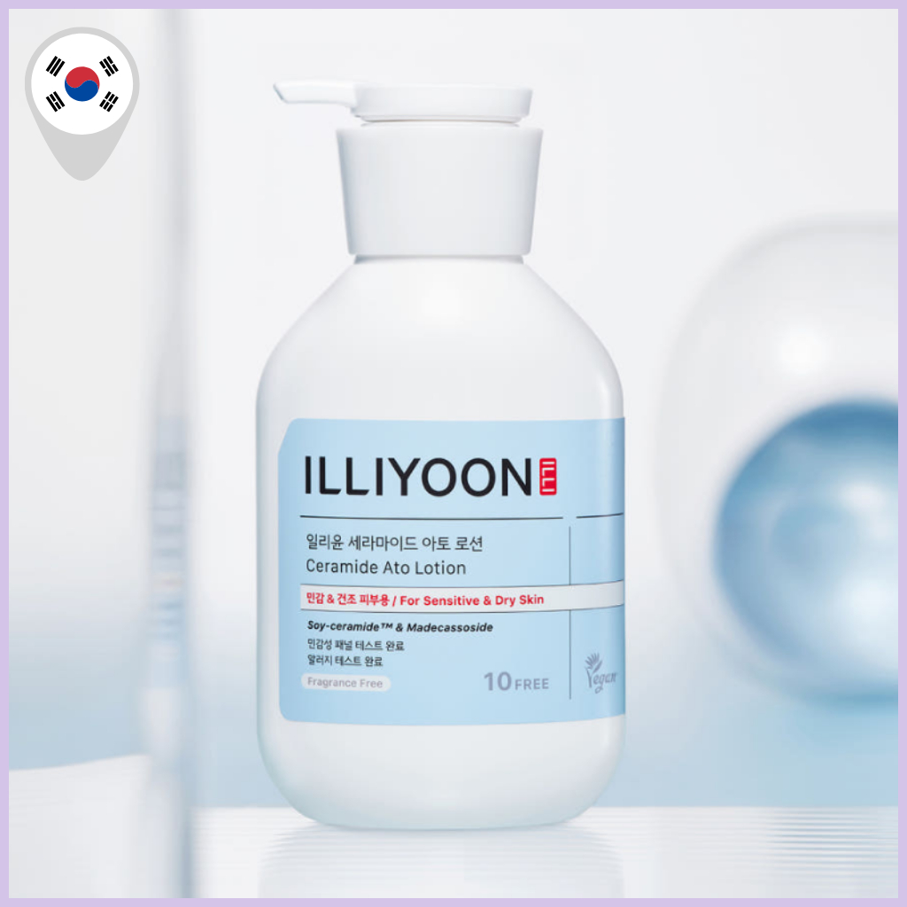 ILLIYOON Ceramide Ato Lotion 508ml - โลชั่นบํารุงผิวล้ําลึกปราศจากน้ําหอมสําหรับผิวแพ้ง่าย