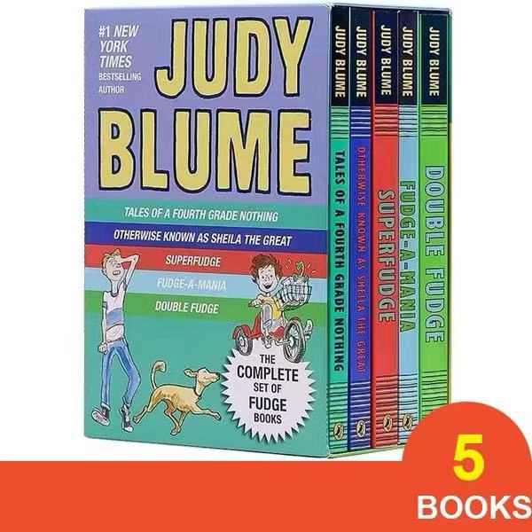 Judy Blume The Complete Fudge Series 5 Books Box Set, Kids Chapter Books