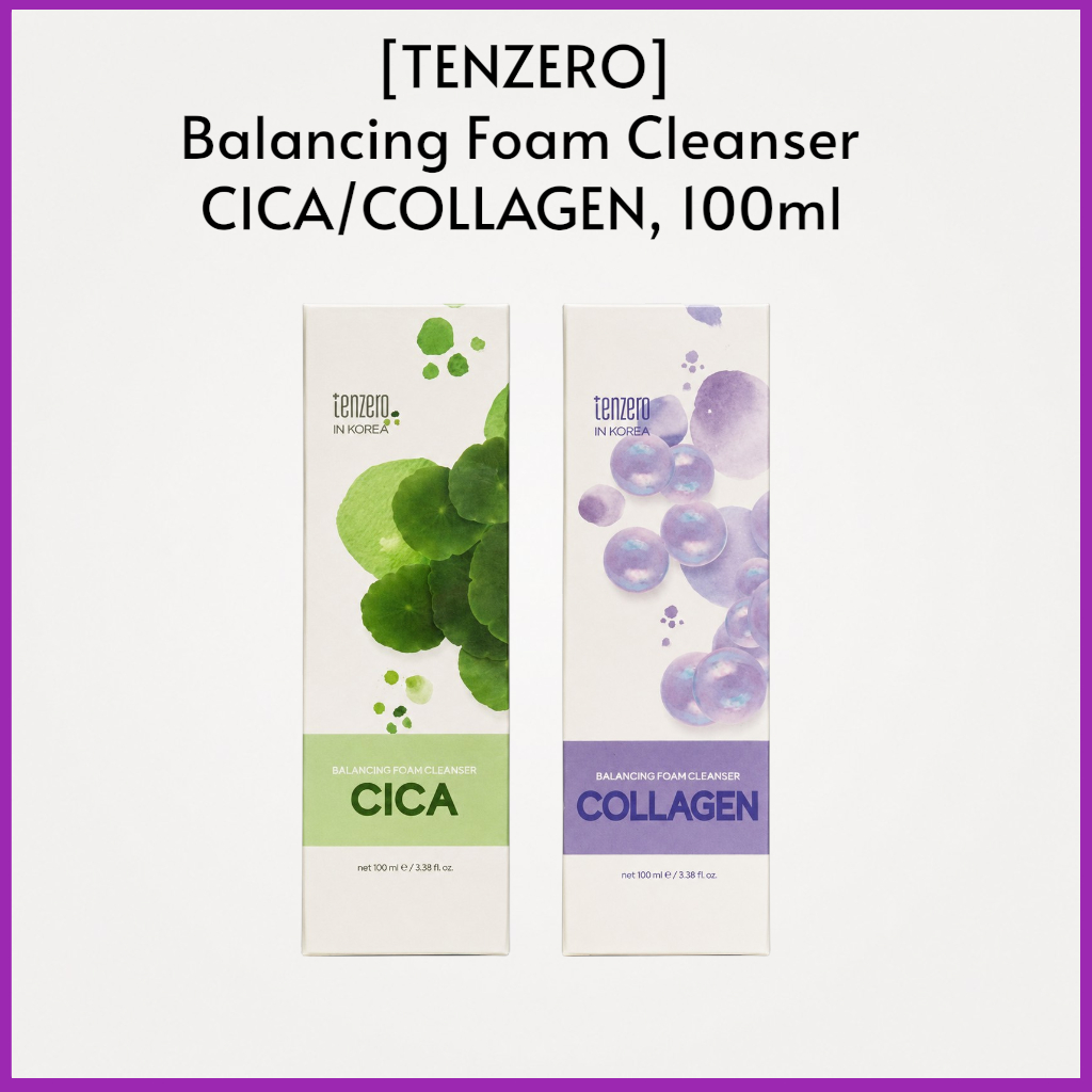 [MEGA DEAL][TENZERO] Balancing Foam Cleanser 2Types 100ml | สมดุลน้ํามัน | ฟอกผิว | เค-ความงาม