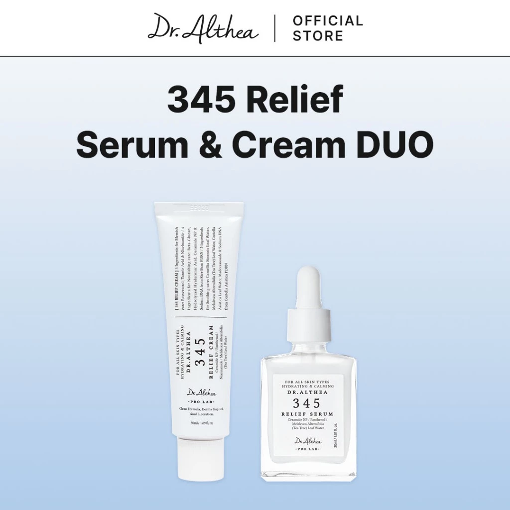 Dr.Althea 345 Soothing DUO | 345 Relief Serum 30ml + 345 Relief Cream 50ml