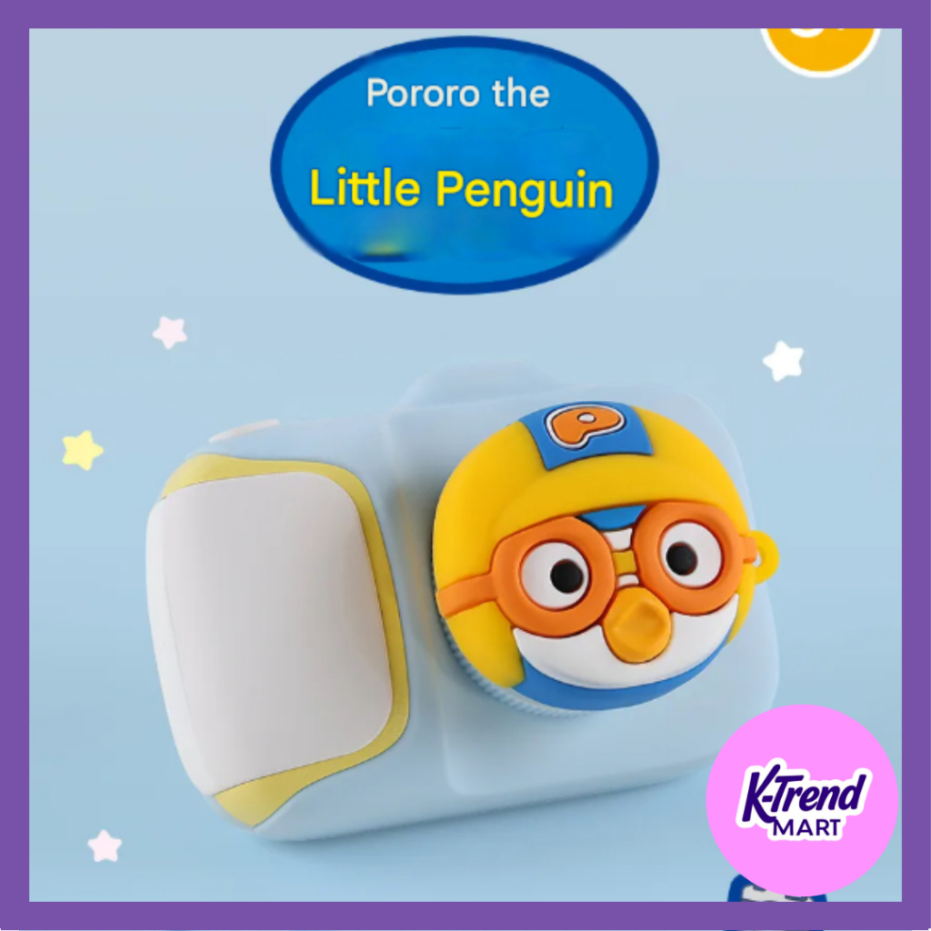 Pororo Kids Mini Camera Children Photo Video Toy Camera ของขวัญน่ารักสําหรับเด็ก
