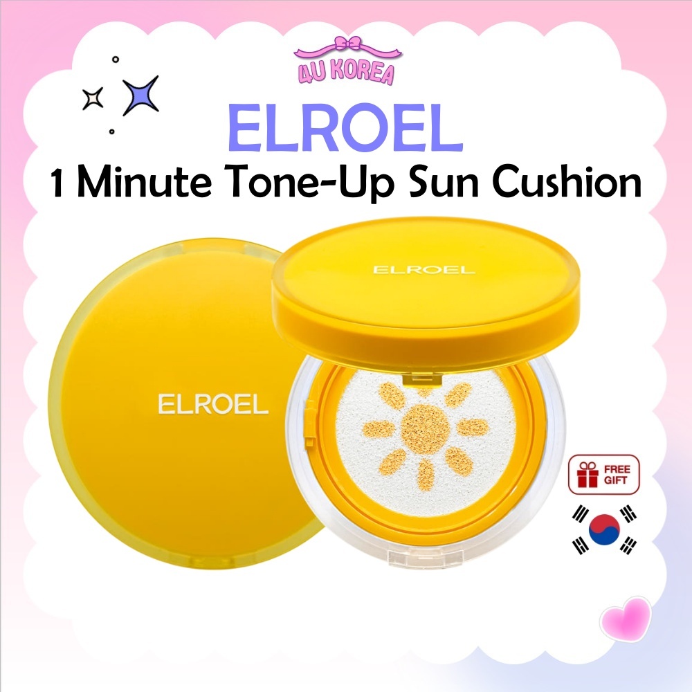 ELROEL 1 Minute Tone-Up Sun Cushion – 25g / K-BEAUTY