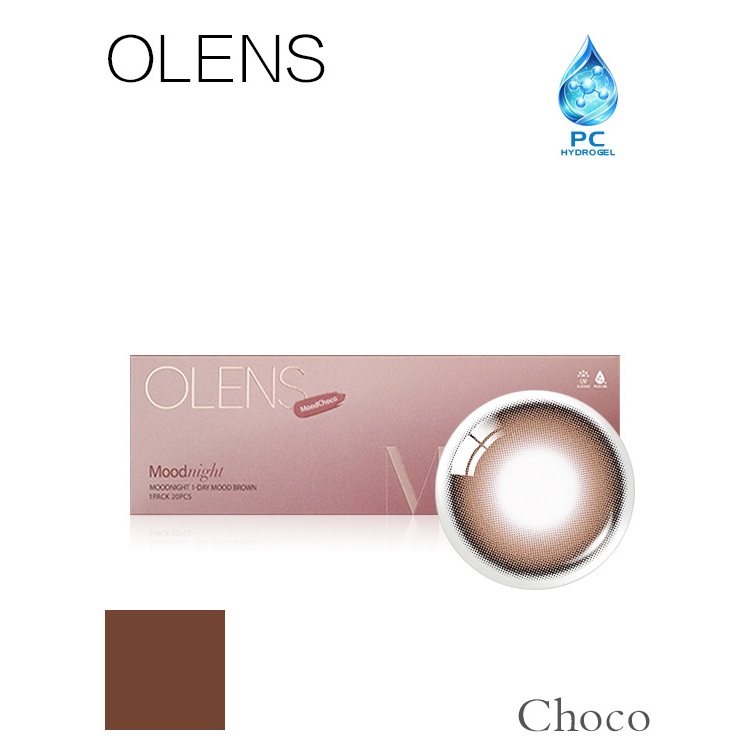 OLENS MOODNIGHT 1-DAY Choco 1Day 20P คอนแทคเลนส์