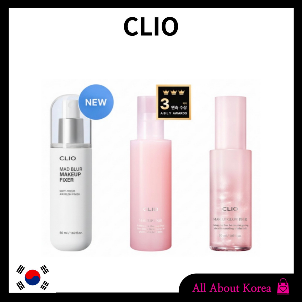 [CLIO]Makeup Fixer & Makeup glow Fixer& Mad Blur Makeup Fixer