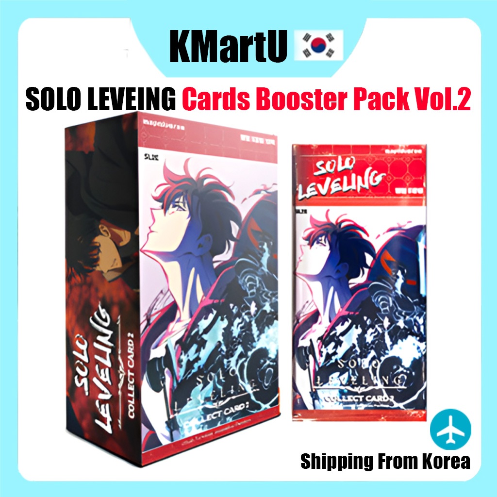 [SOLO LEVELING] TCG Collectible Cards Booster Pack – Vol.2 (ฉบับภาษาเกาหลีดั้งเดิม) | กล่องบูสเตอร์ปิดผนึก