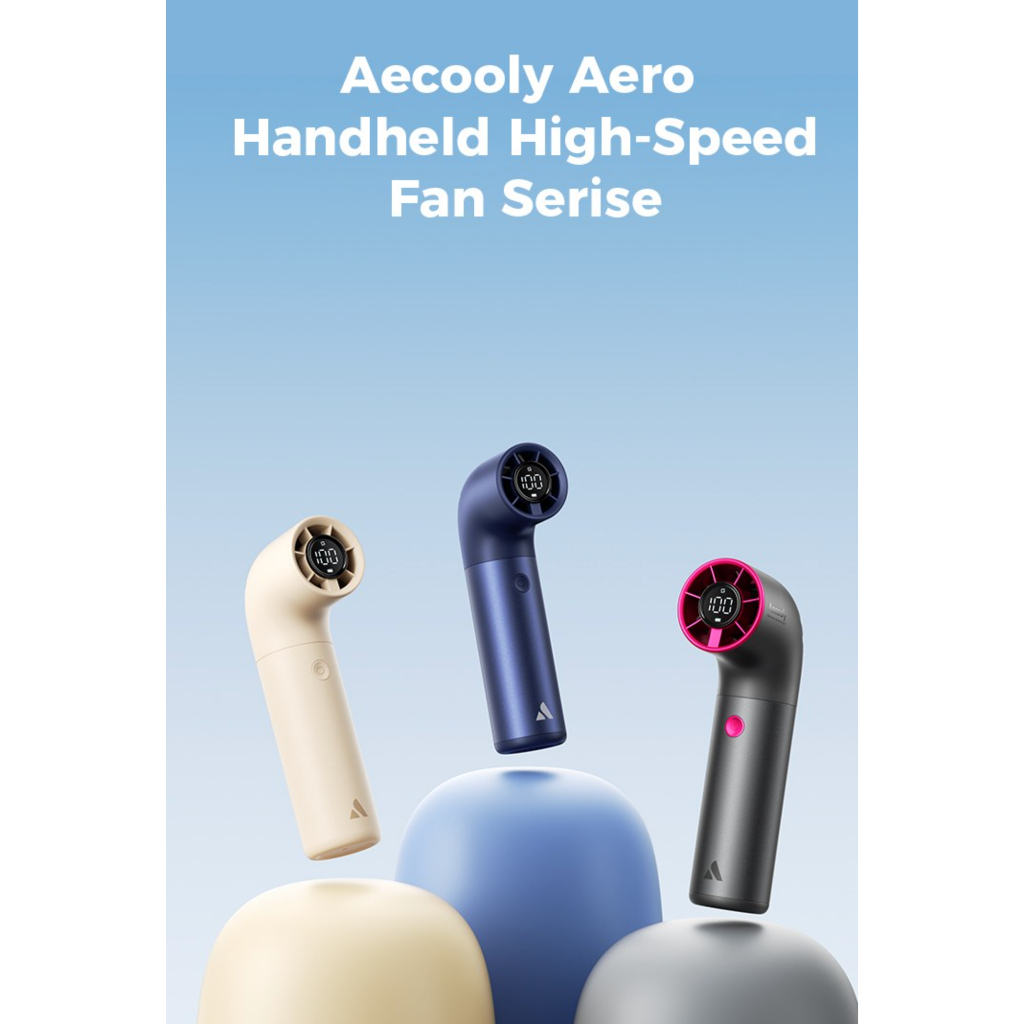 Aecooly Aero พัดลมมือถือความเร็วสูงแบบพกพา Ultra