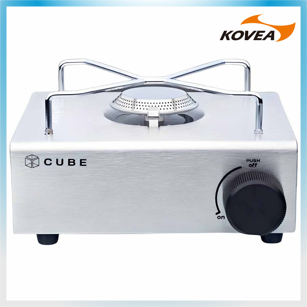 KOVEA Cube เตาแก๊สสแตนเลสขนาดกะทัดรัด เตาแคมป์ปิ้งตั้งโต๊ะเกาหลี KGR 1503R1