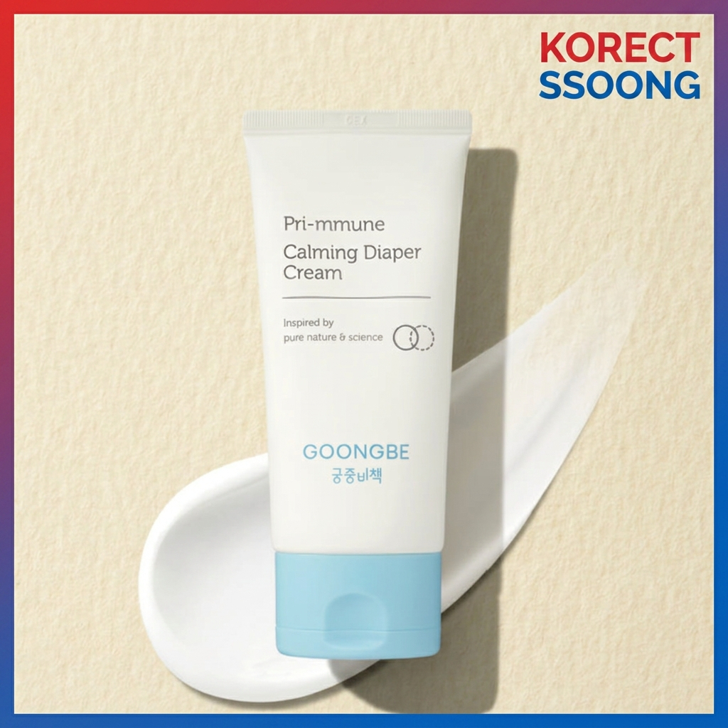 [SSOONGs pick] Goongbe Pri-mmune Calming Diaper Cream 80ml (Zinc Oxide, Baby Rash Cream)