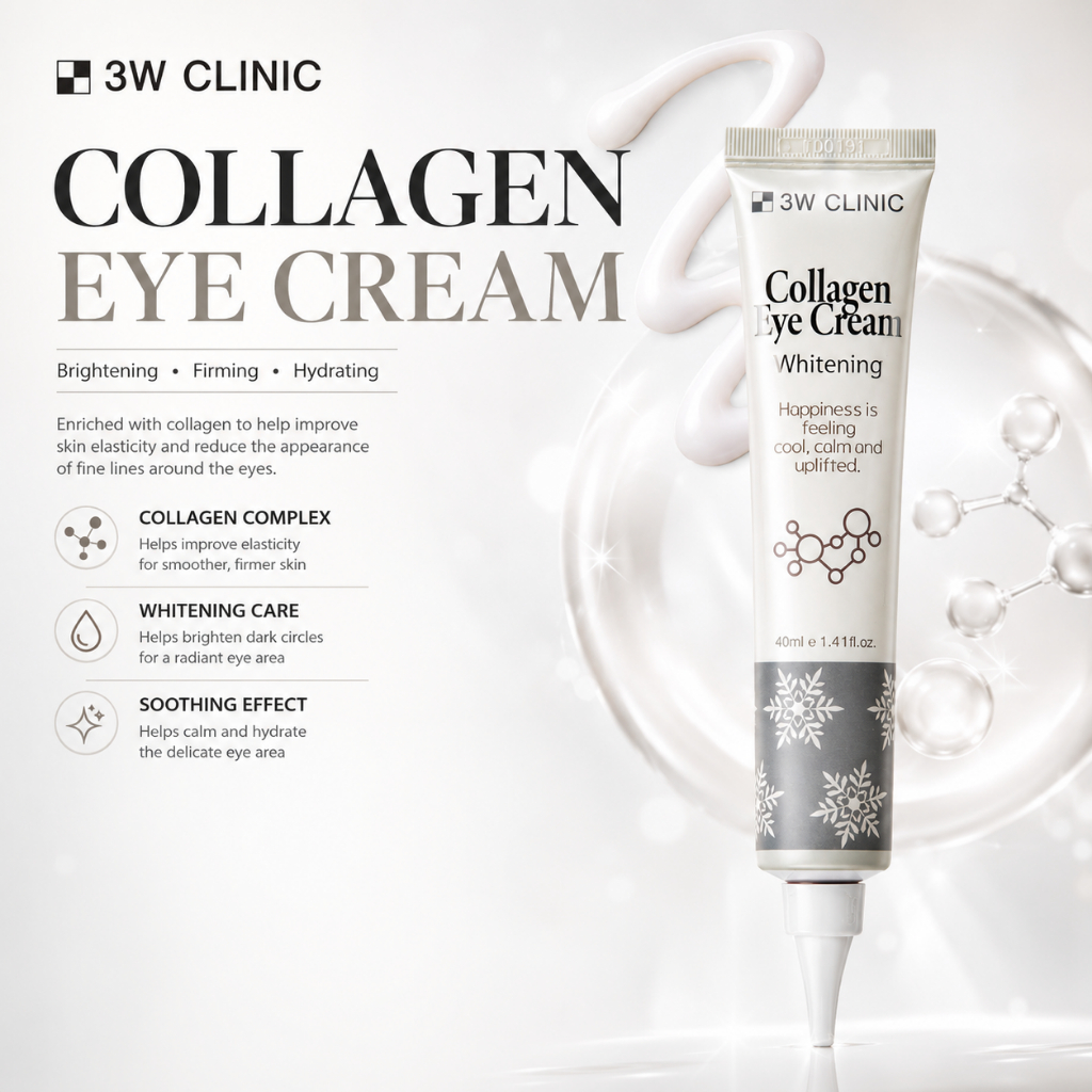 [3W CLINIC] Collagen Eye Cream 40ml Hydrating Firming Eye Care สกินแคร์เกาหลี