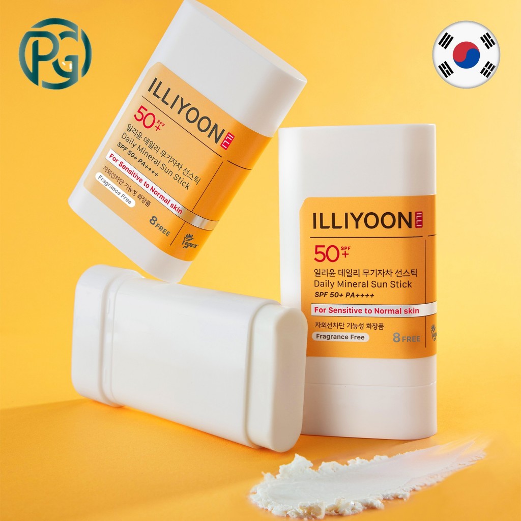 Daily Mild Vegan Mineral Sunstick SPF50+ 20g (Low-Irrtation Matte Finish) | แท่งหน้าจอดวงอาทิตย์กระเ