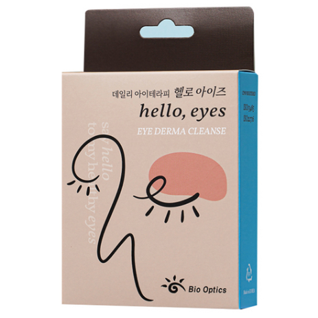 HELLOEYES Portable Eye Derma Cleanse Eye Remover 10P 3.4ml Gentle Eye Cleanser Pad Daily Care Made i