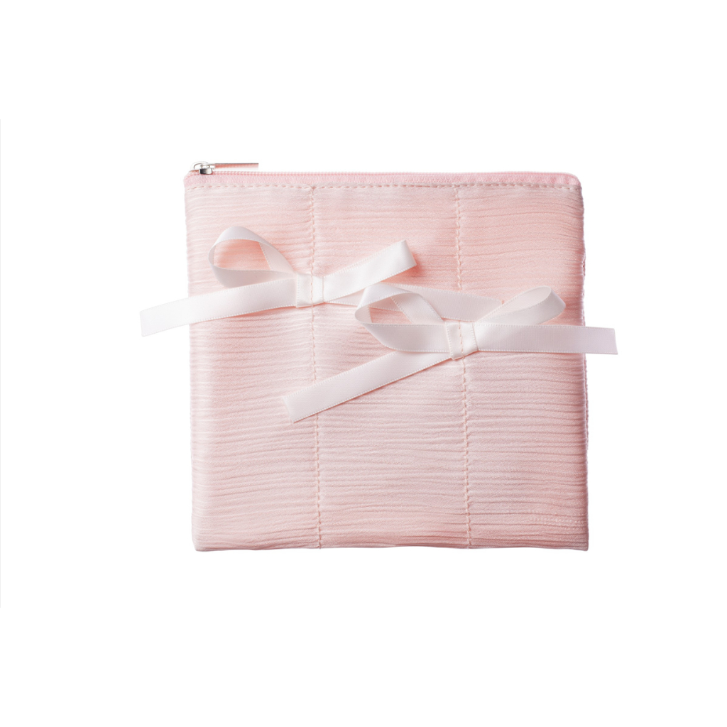 [VDL] Pink Ribbon Pouch Cosmetic Makeup Bag