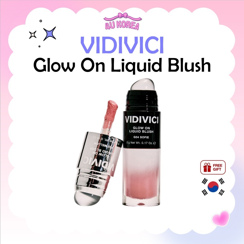 VIDIVICI Glow On Liquid Blush 5g - 10 สี / K-BEAUTY