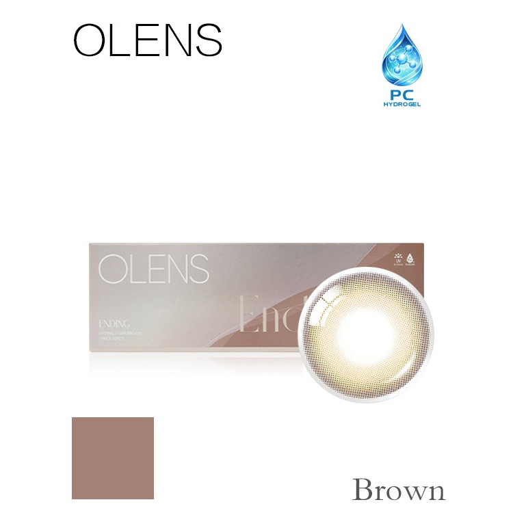 OLENS ENDING Brown คอนแทคเลนส์ 1Day 20P