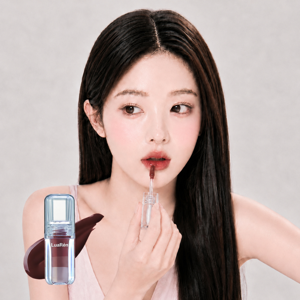 LuaRen 露雅水光 #04 四重 Tinting Ombre Glow Lip & Cheek #04 Quad Shot