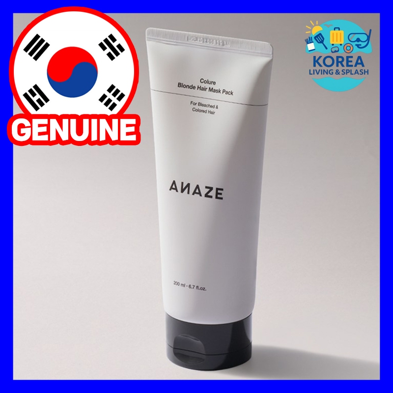 Anaize Color Blonde Hair Mask Pack C01 200ml Hair Pack สําหรับผมฟอกขาวและผมทําสี
