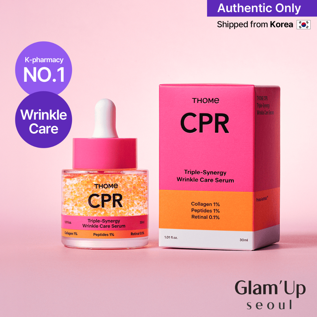 [Thome] CPR Triple-Synergy Wrinkle Care Serum 30ml Retinal Collagen Peptides Blending Daily Anti-Aging Serum