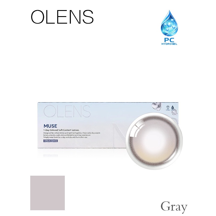OLENS MUSE SHINE GREY 10P คอนแทคเลนส์