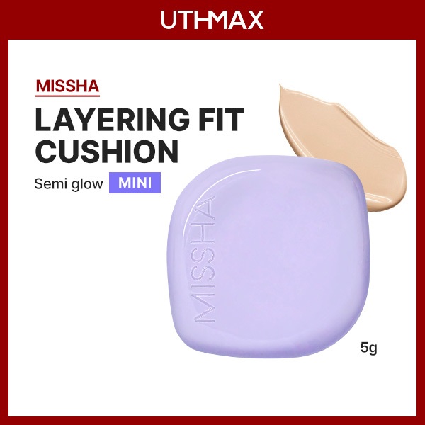 [MISSHA] Layering Fit Cushion Semi Glow Mini 5g