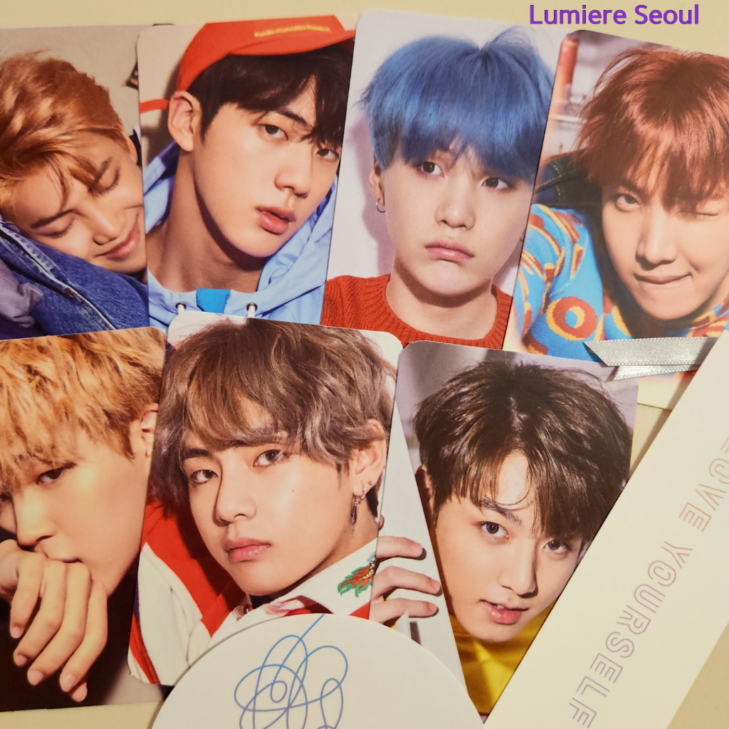 BTS LOVE YOUR เธอ LP Photocard / บุ๊คมาร์ค & สติ๊กเกอร์ชุด (อย่างเป็นทางการปี 2022)