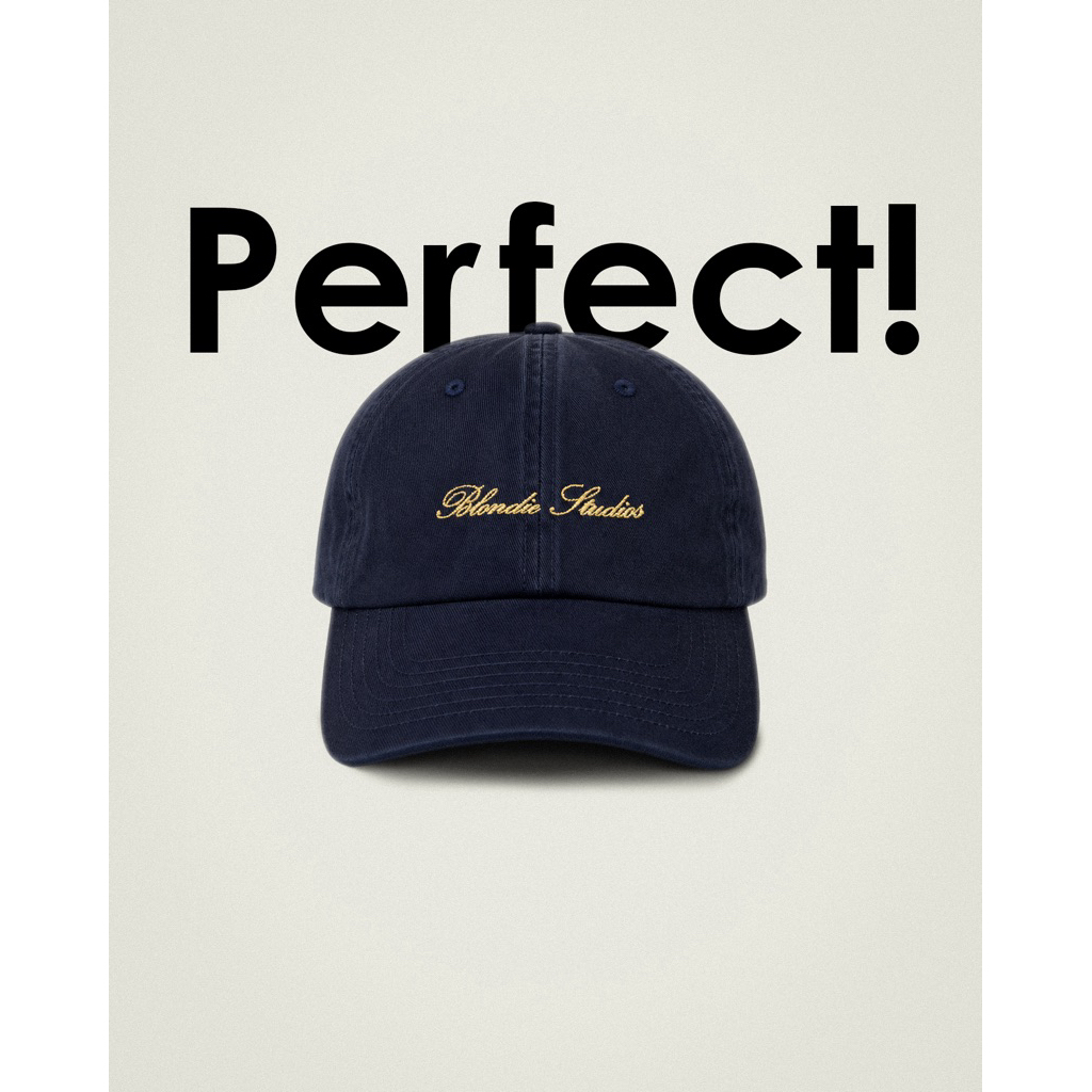 Blondie Studios Heritage Cap | หมวกแก๊ปหน้านิ่ม