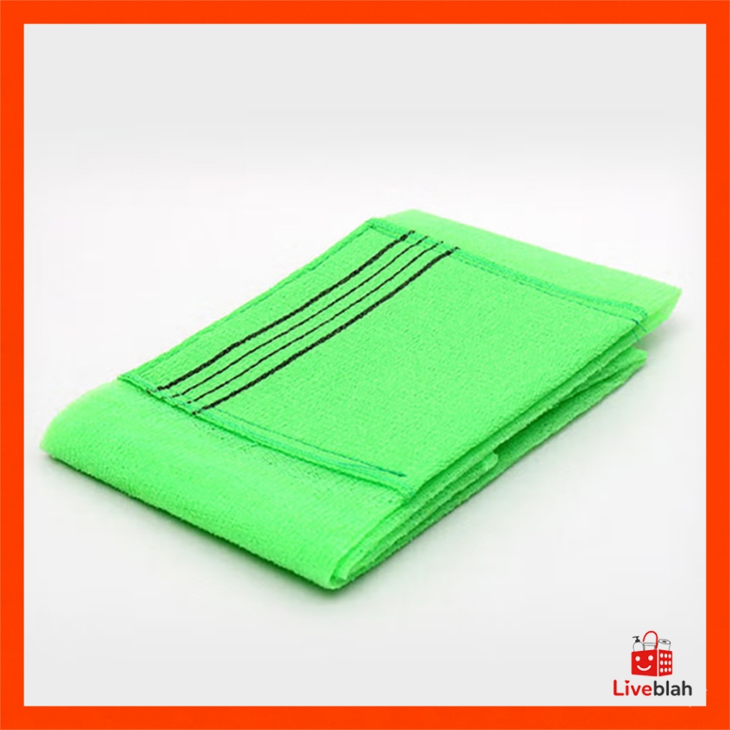 Rendezvous ผ้าเช็ดตัว Dual Use Scrubber Bath 93 ซม. ยาว Exfoliating Body Cloth Back Washer
