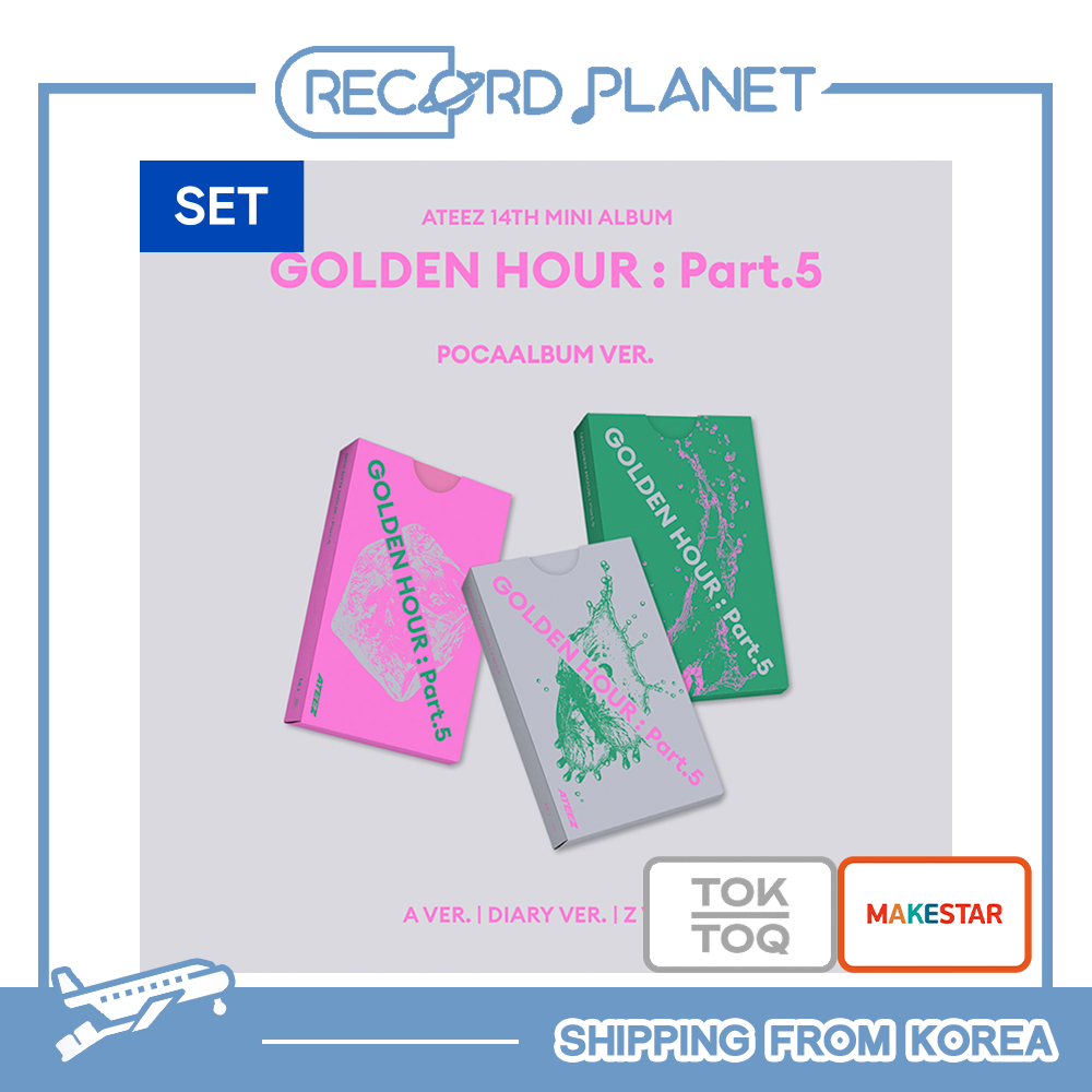 [POB] ATEEZ [GOLDEN HOUR : Part.5] POCAALBUM SET