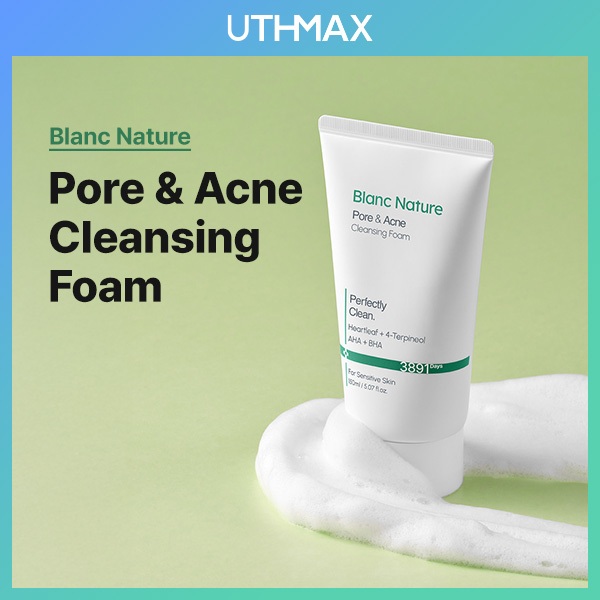 [Blanc Nature] Pore & Acne Cleanser Foam 150ml