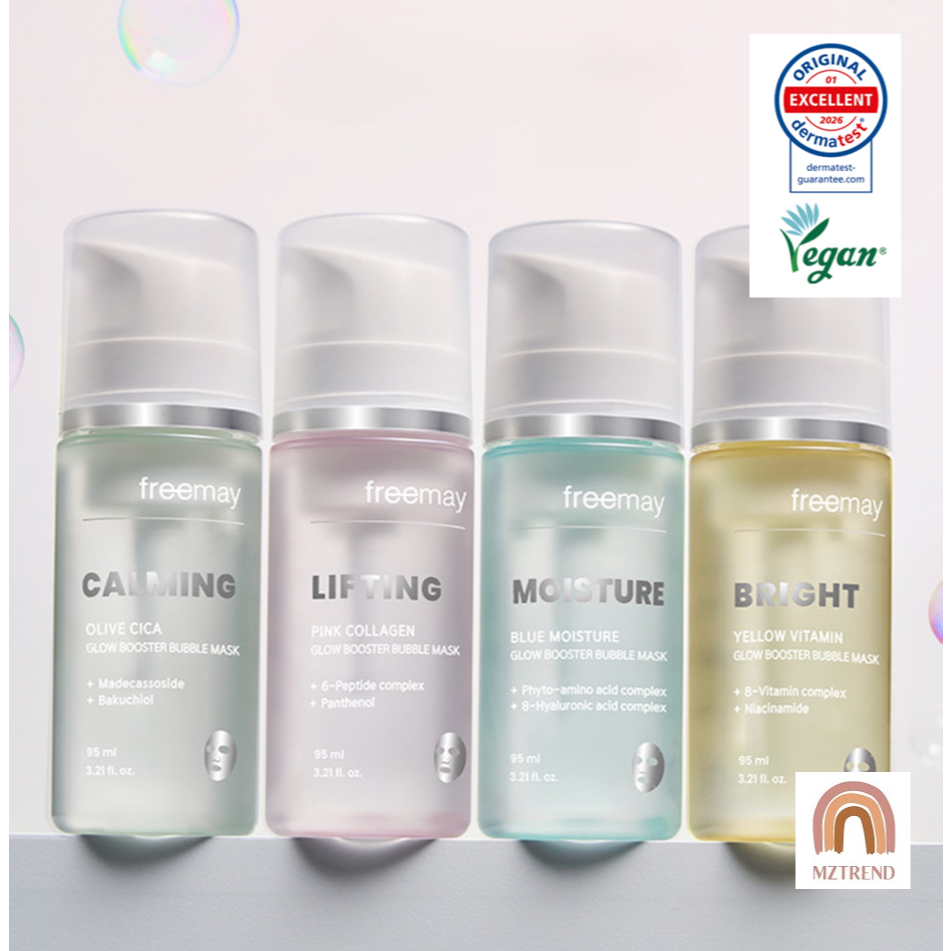 [MZTREND] freemay Glow Booster Micro Bubble Mask 95ml / Facial Bubble Mask Pack