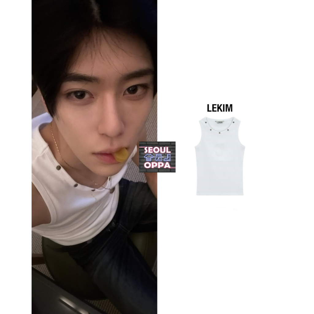 KOREA [ LEKIM ] เสื้อกล้ามสตั๊ด LWE / NCTWISH SION ปิ๊กแท้ 100%